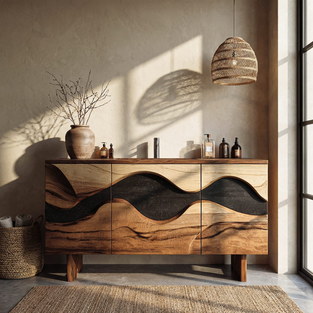 Curved Front Vanity