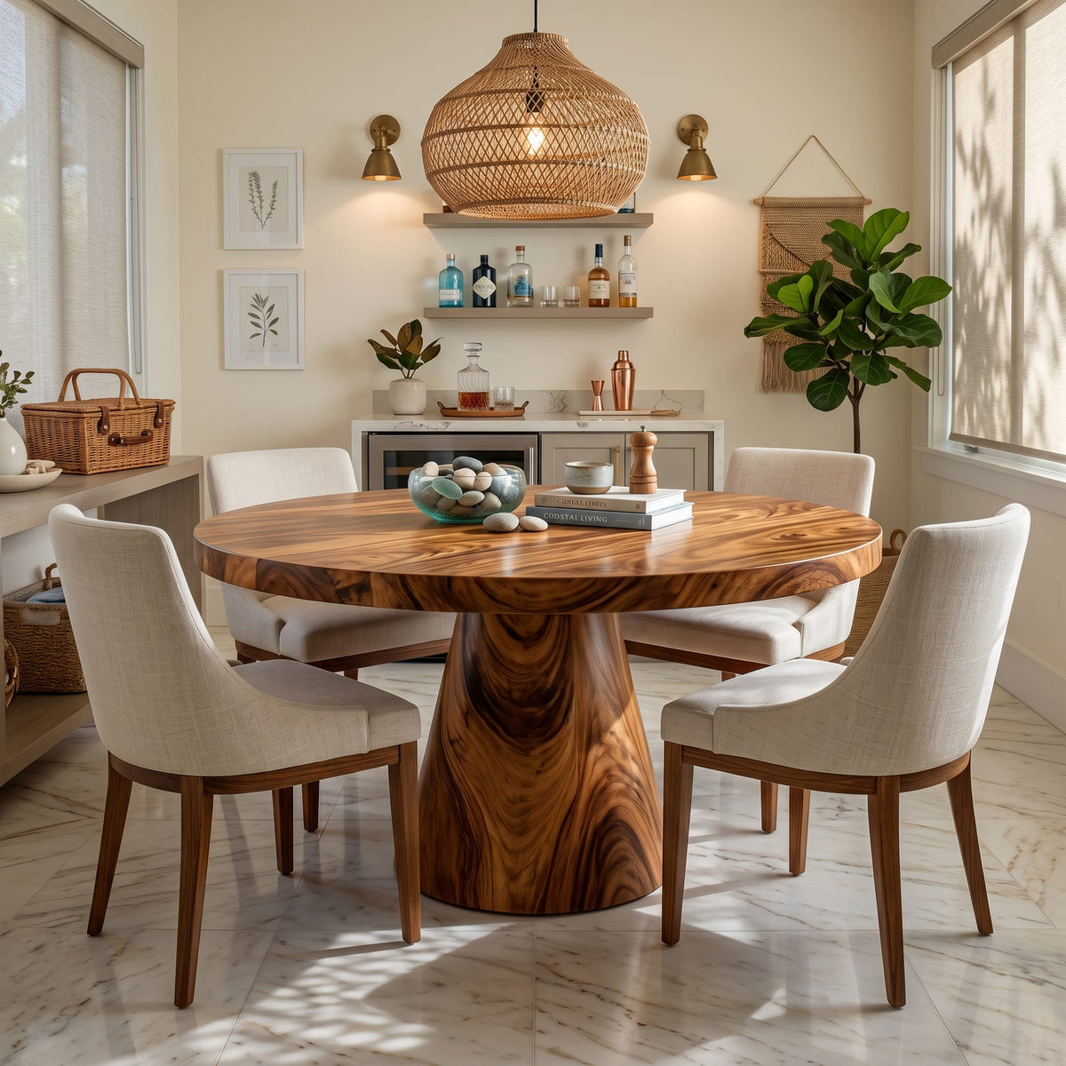 Contemporary Solid Dining Table