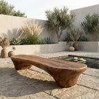 Smooth Curved Bench