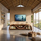 Contemporary Organic Media TV Cabinet