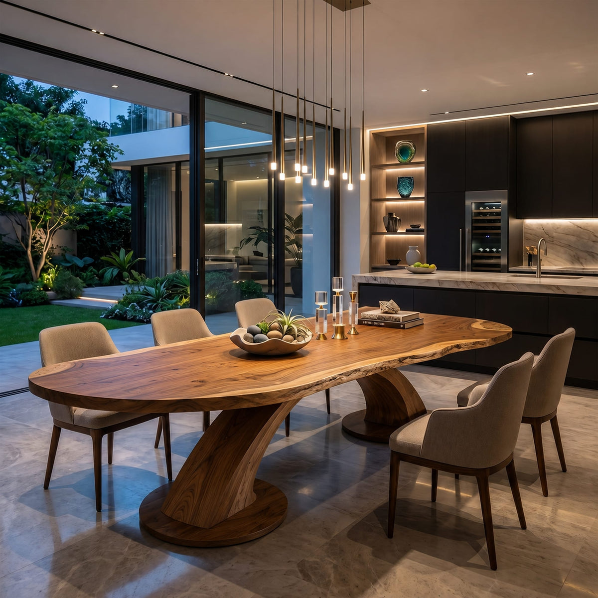 Organic Solid Dining Table