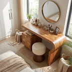 Minimal Modern Makeup Vanity