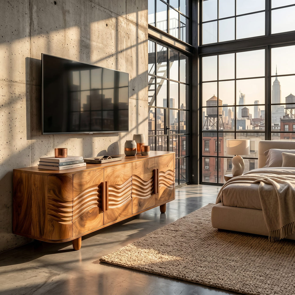 Minimal Wall-mounted TV Cabinet