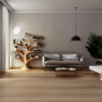Walnut Floating Tree Bookshelf