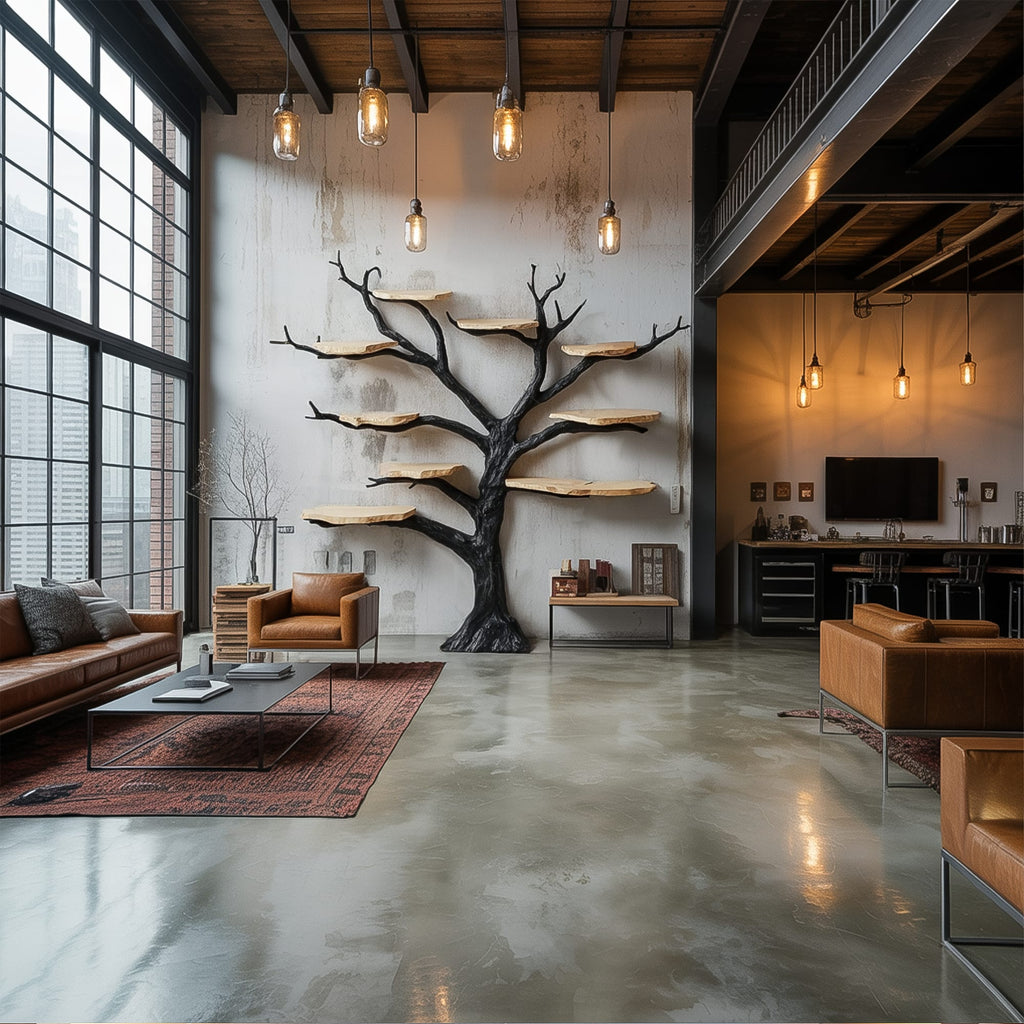 Organic Floating Bookshelf