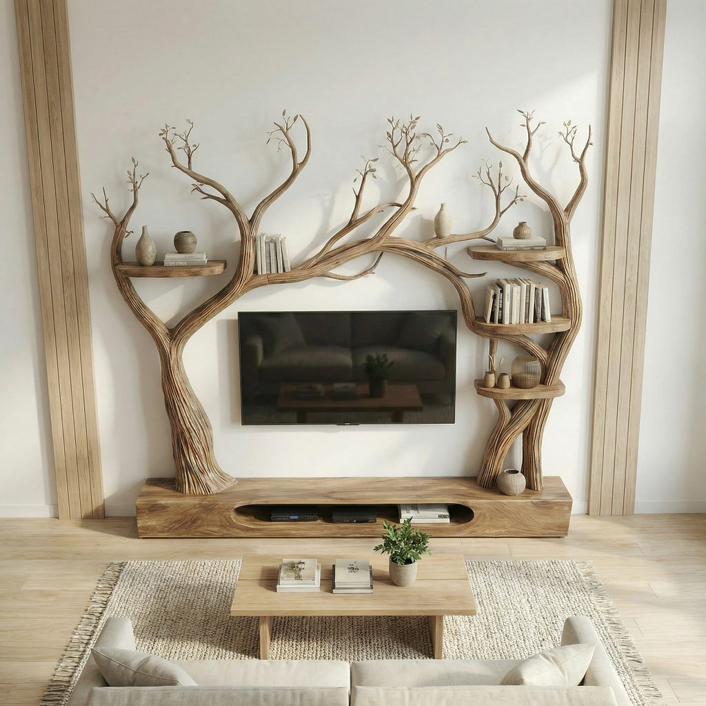 Tree Inspired TV Cabinet