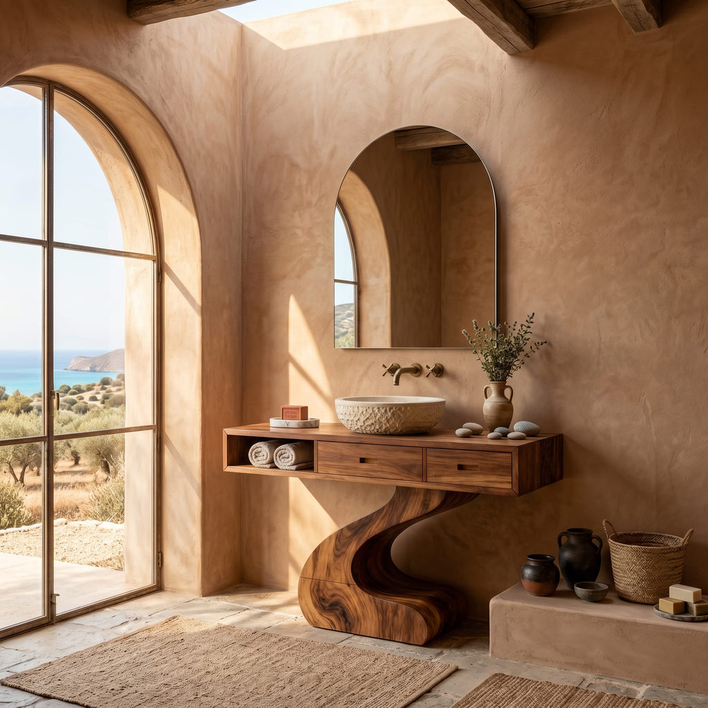 Contemporary Sculpted Vanity