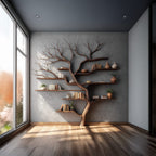 Branch Wall Bookshelf