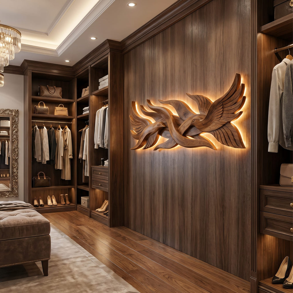 Sculptural Landing Wall Art