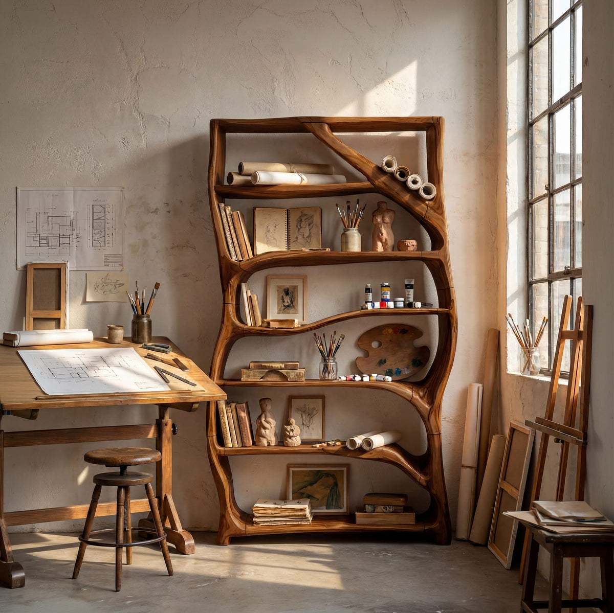 Minimal Storage Bookshelf