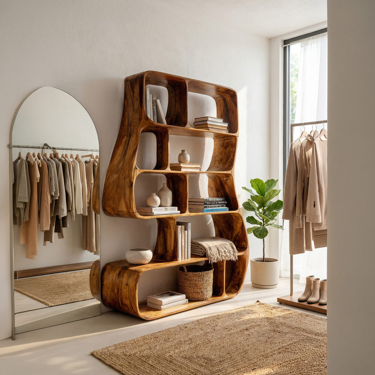 Contemporary Decorative Bookshelf