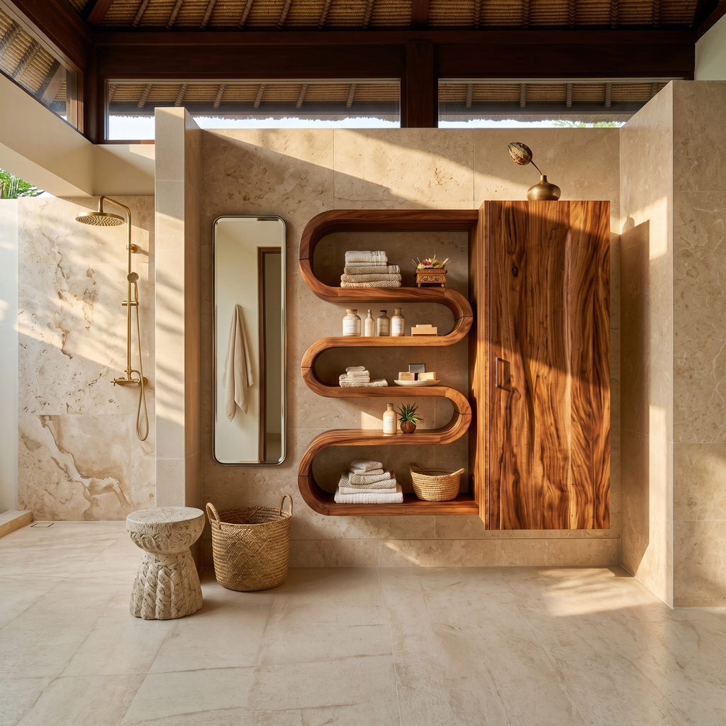 Sculptural Wellness Vanity