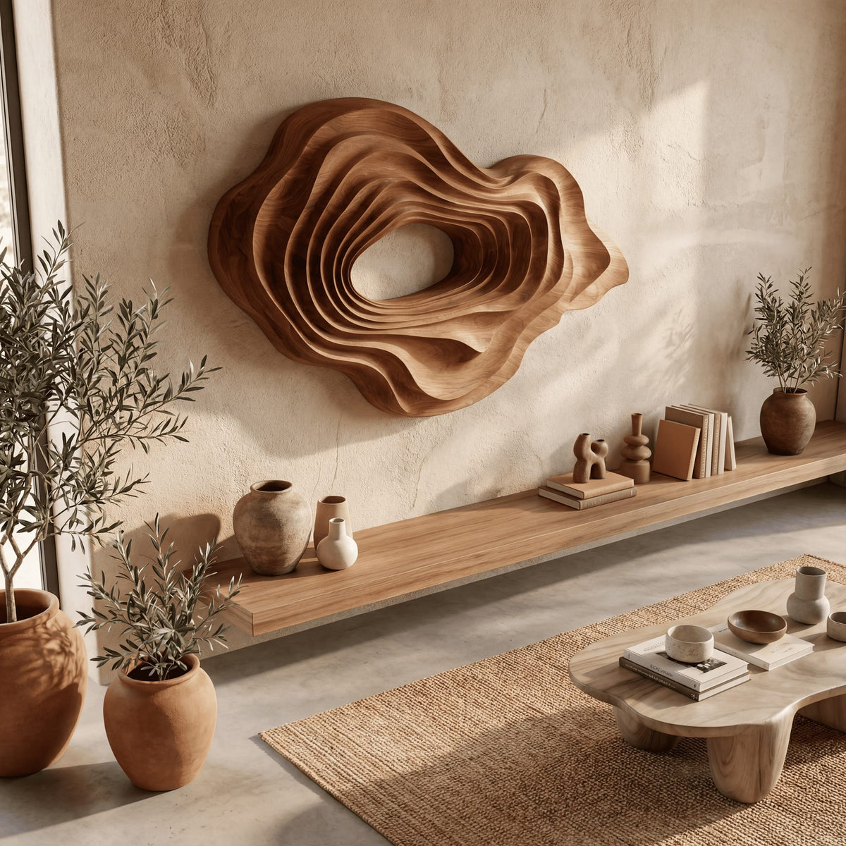 Relief Mid Century Wall Art