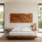 Mid Century Modern Wall Art, solid wood, built to order