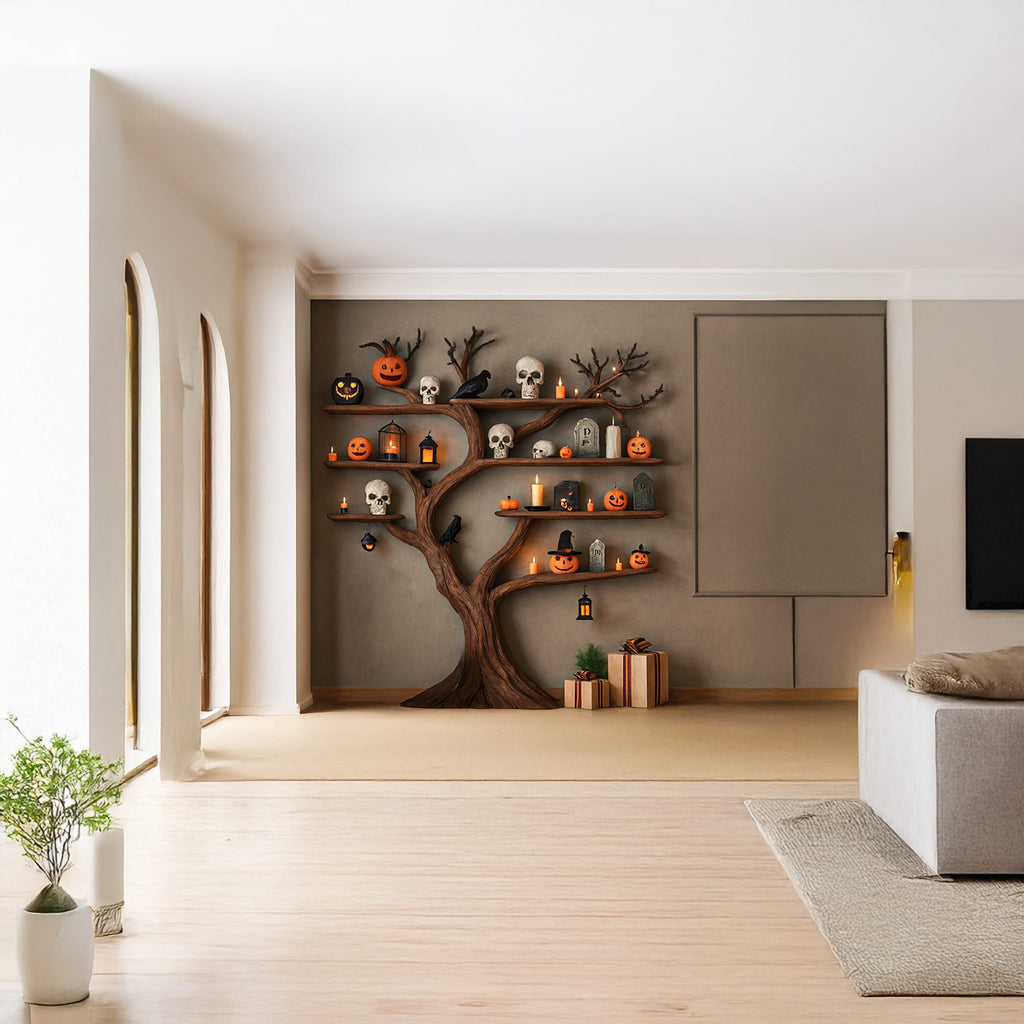 Bookcase Entryway Tree Bookshelf