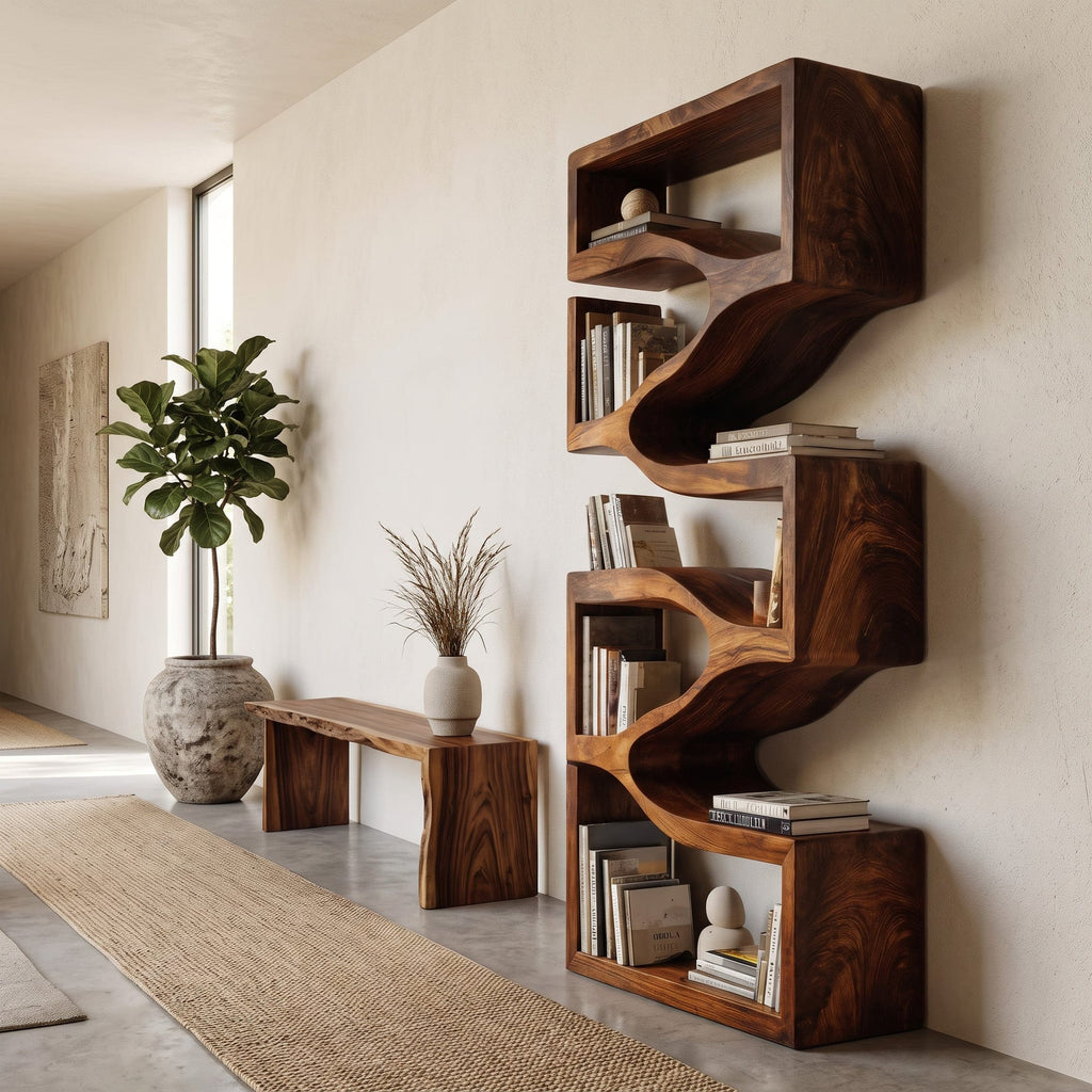 Sculptural Wall Modern Bookshelf