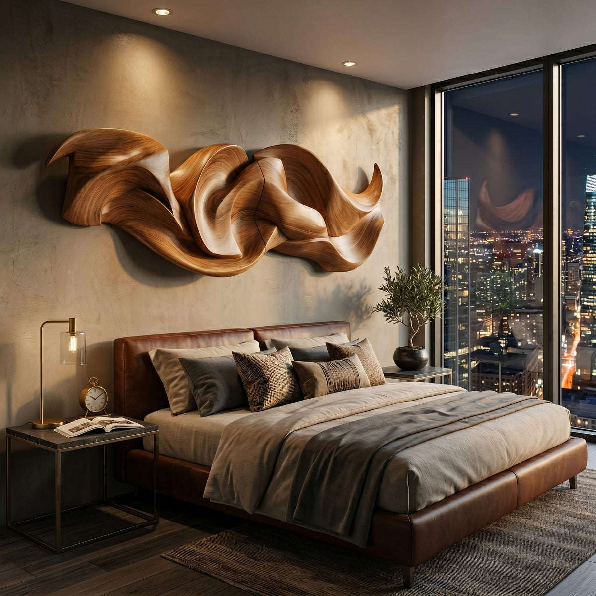 Ribbon Wave Wall Art