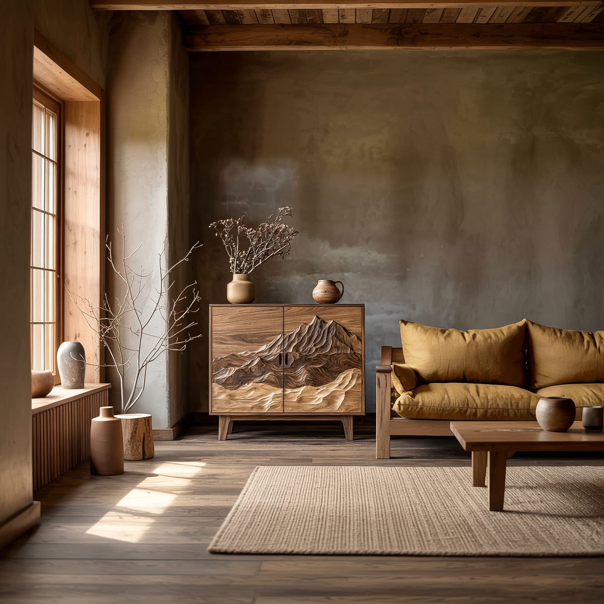 Organic Entryway Sideboard