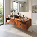 Floating Bathroom Vanity Primary Bathroom, solid wood, built to order
