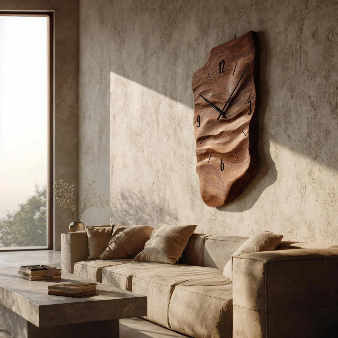 Modern Clock Abstract Wall Art
