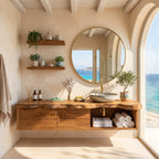 Handcrafted Live Edge Vanity, solid wood, built to order