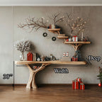 Solid Driftwood Console Table