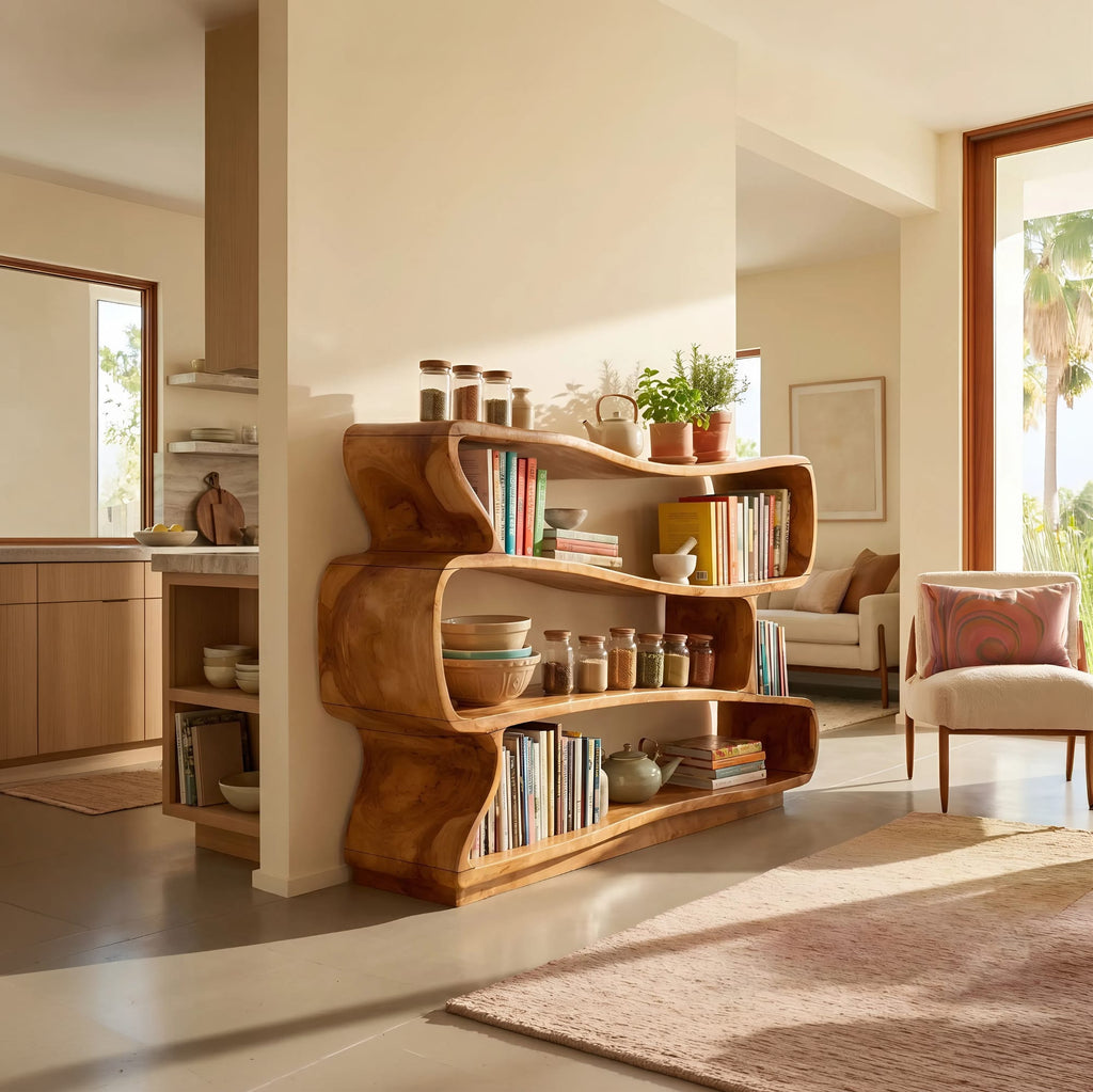 Minimal Multi-tier Bookshelf