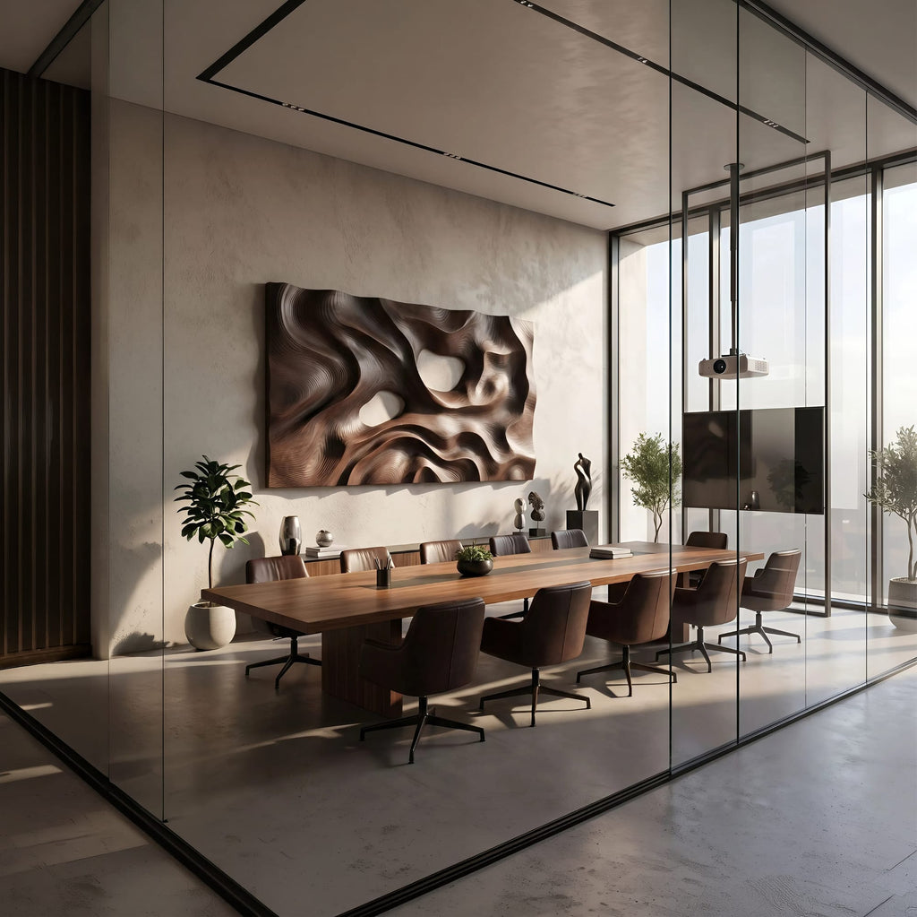 Textured Geometric Modern Wall Art