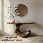 Solid Mini Console Table