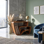 Curved Modern Record Stand