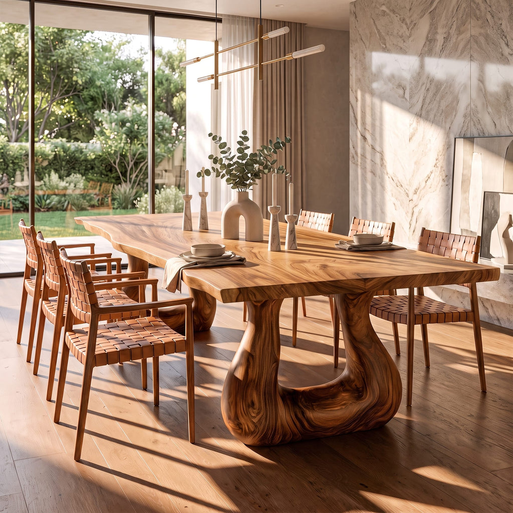 Live Edge Legs Dining Table
