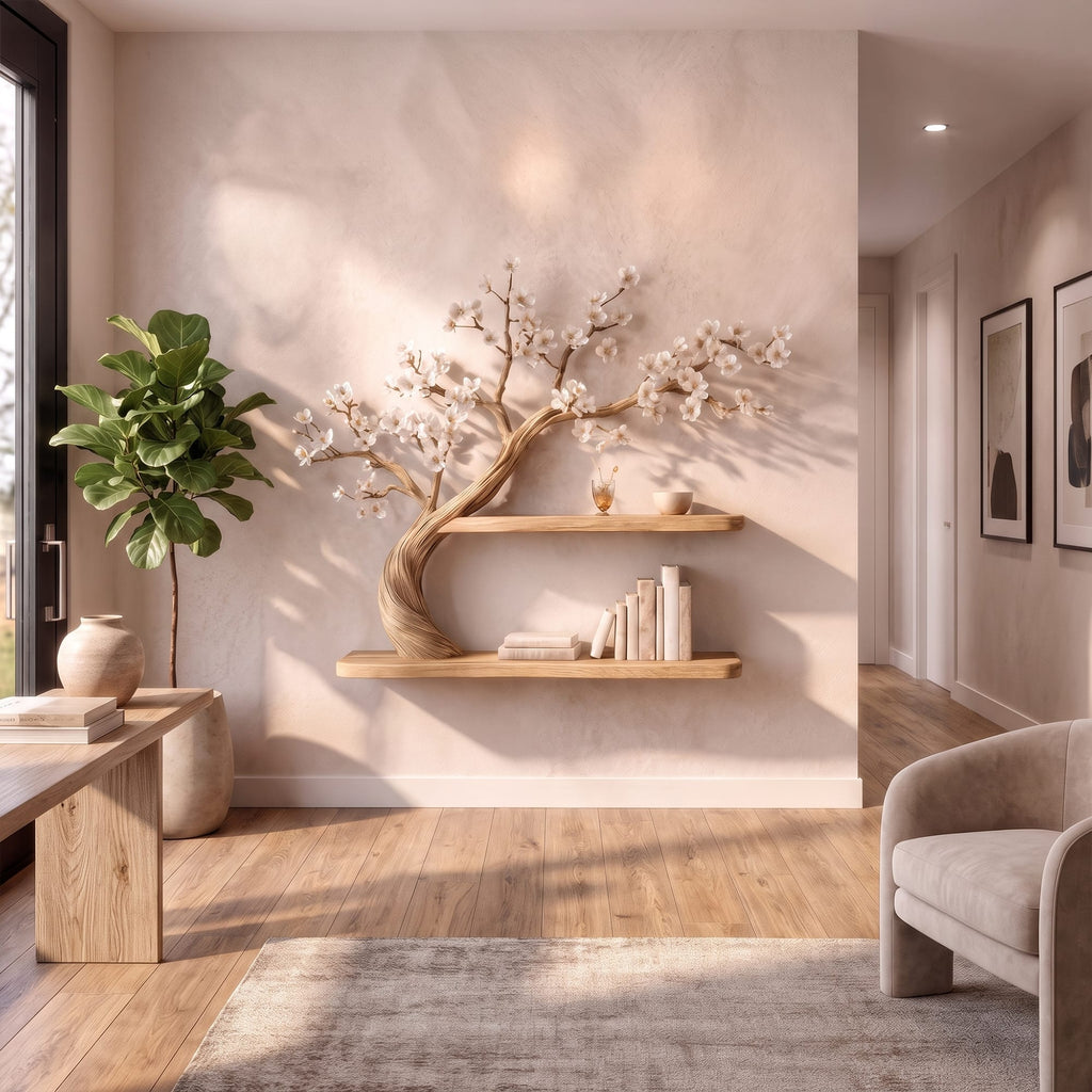 Shelf Wall Mounted Tree Bookshelf