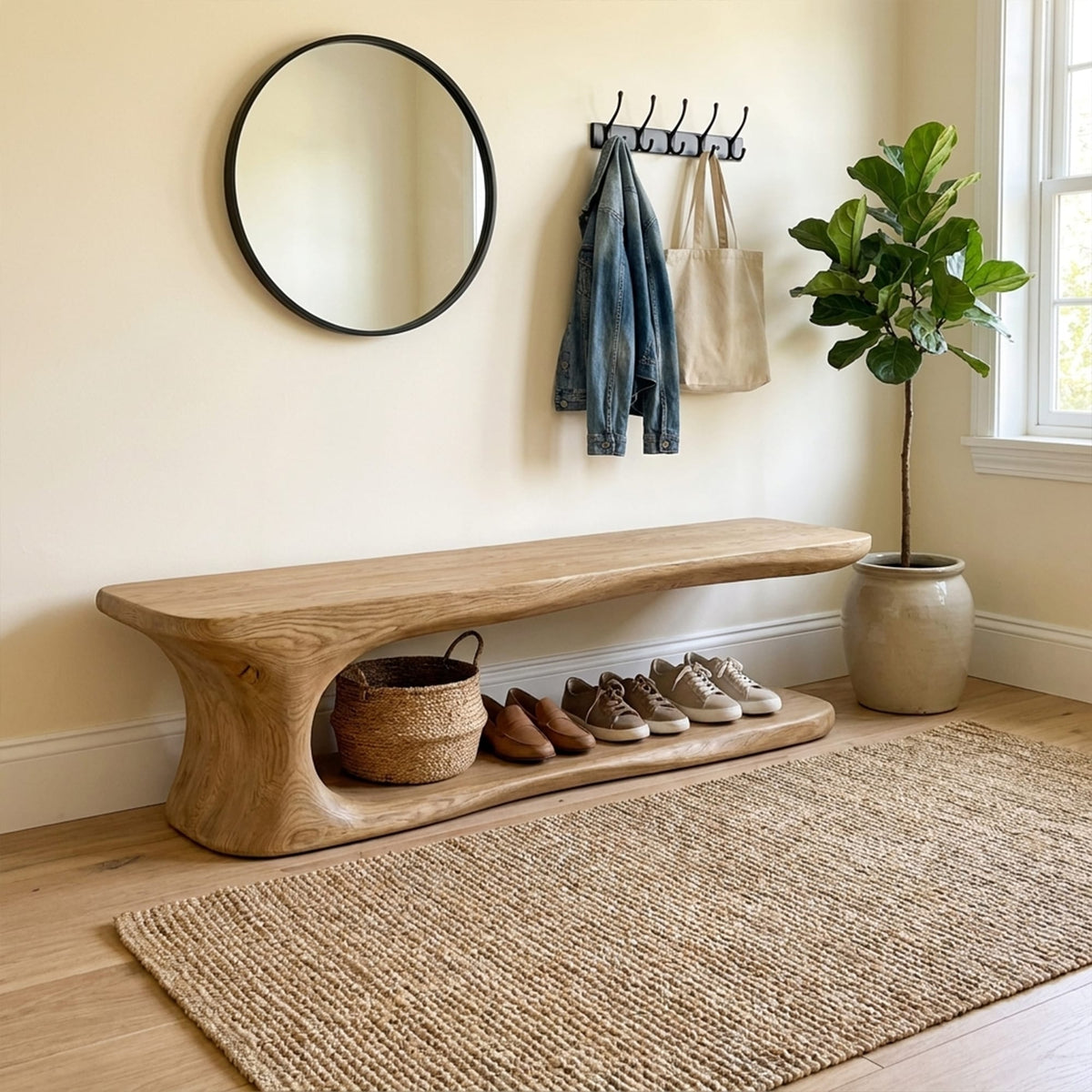 Edge Shoe Bench