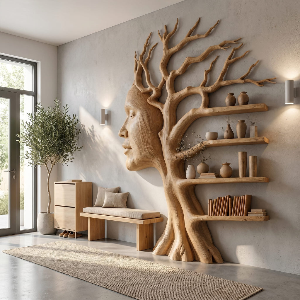 Fantasy Sculptural Tree Bookshelf