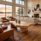 Live Edge Sculptural Centerpiece Coffee Table