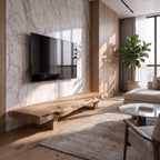 Mid Century TV Console Live Edge Wood Master Bedroom, solid wood, built to order