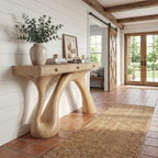 Sculptural Sofa Console Table