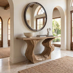 Sculptural Credenza Console Table