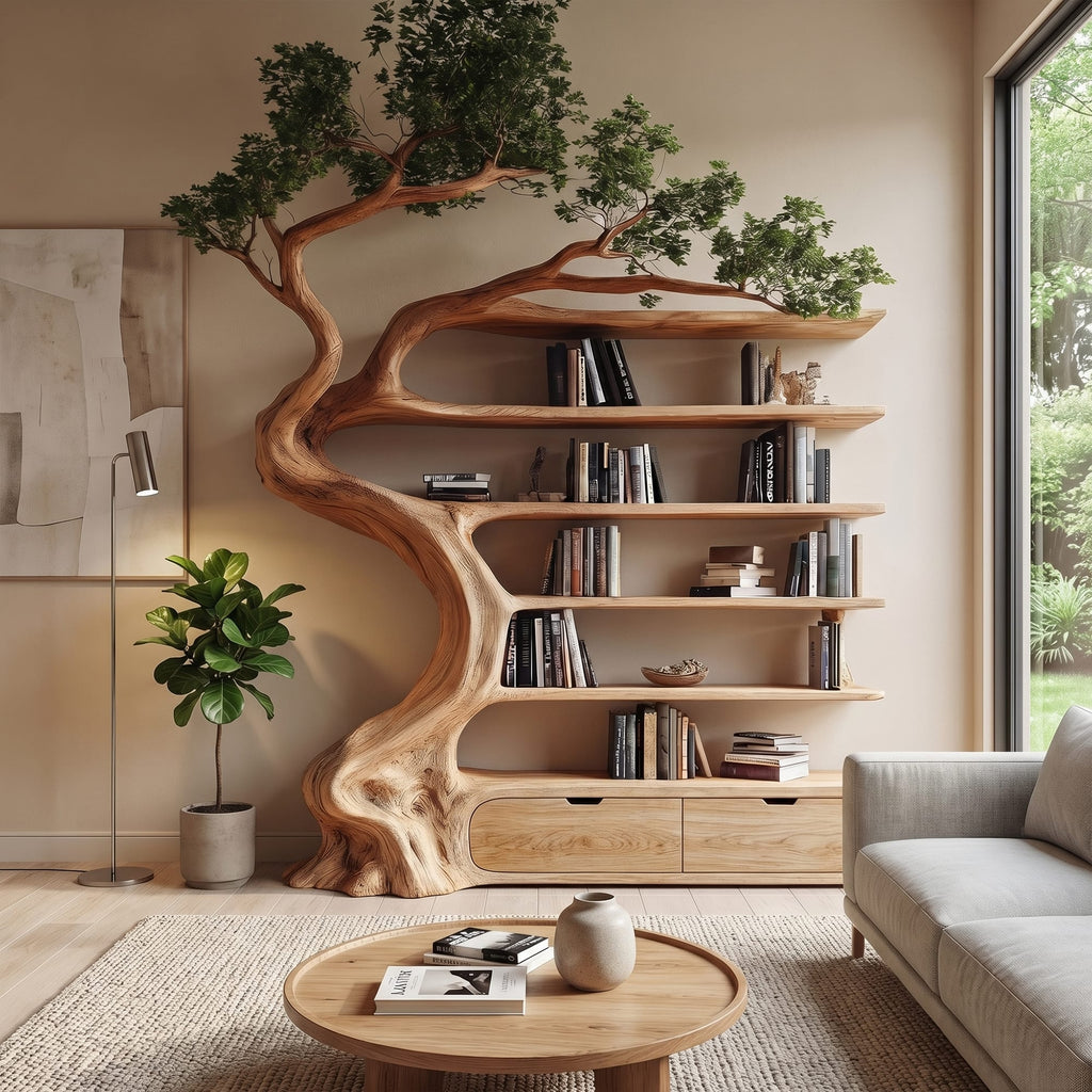Storage Branch Tree Bookshelf