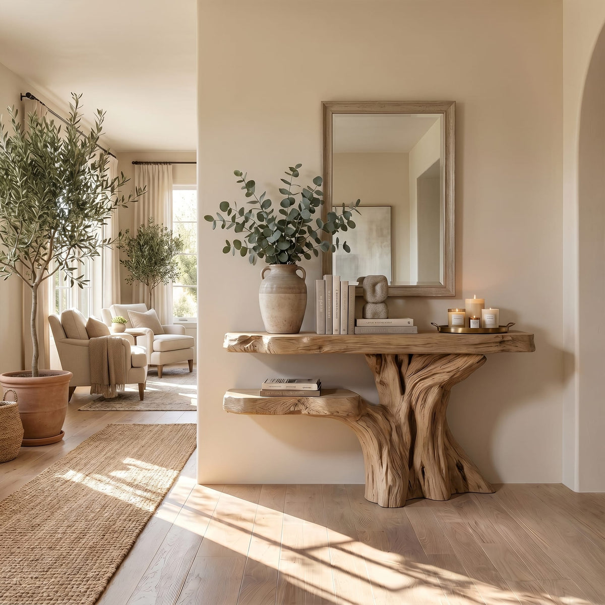 Minimal Sofa Console Table