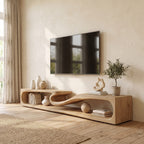 Round Minimal TV Cabinet