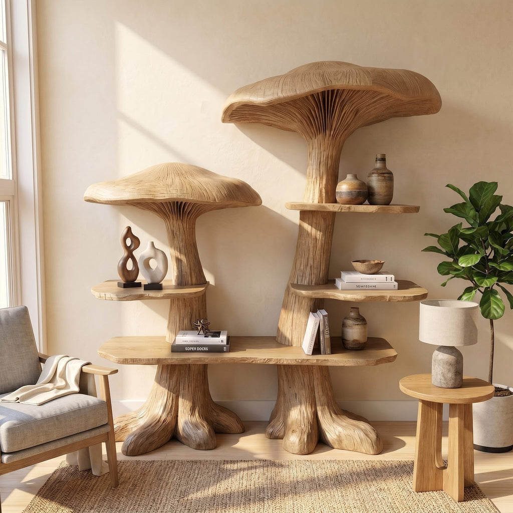 Nature-inspired Storage Bookshelf