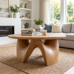 Round Live Edge Coffee Table