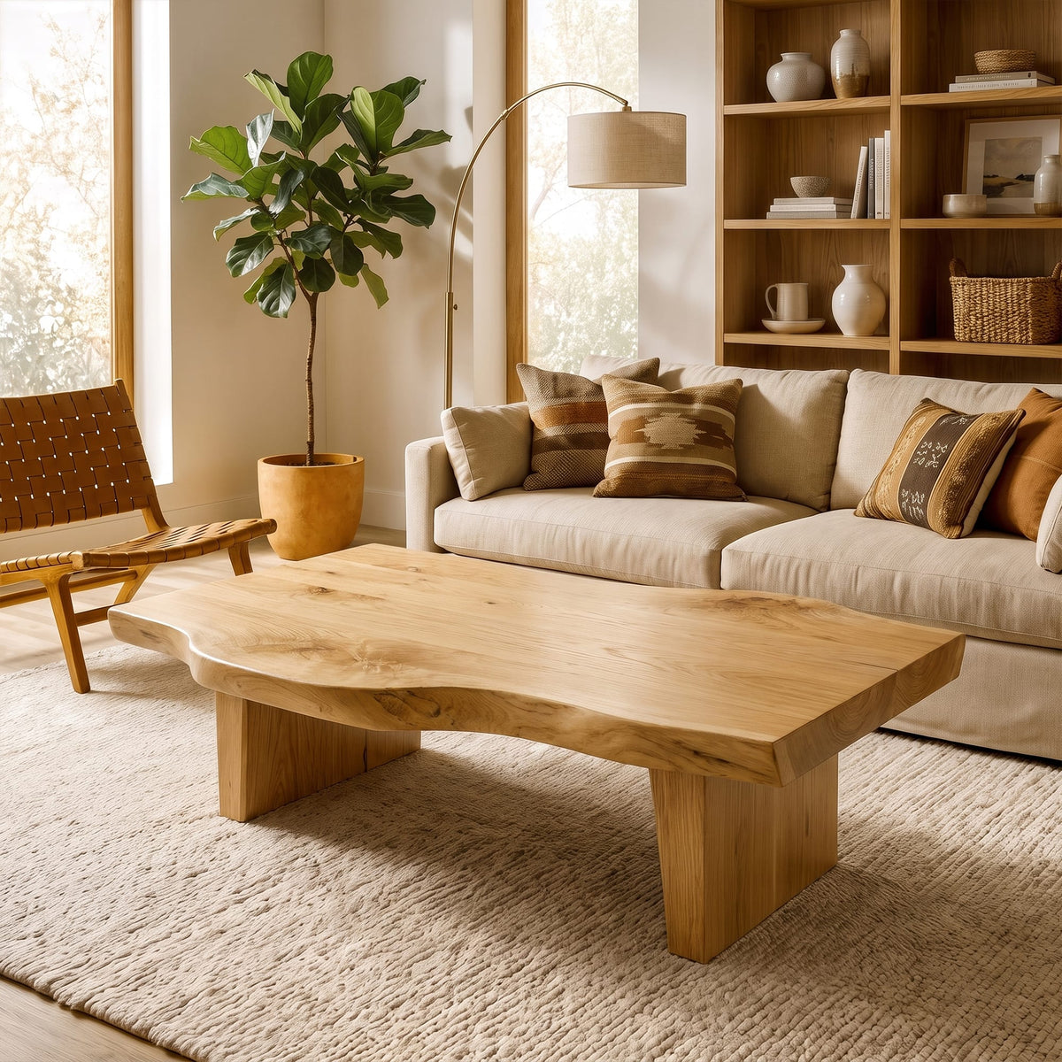 Solid Square Coffee Table