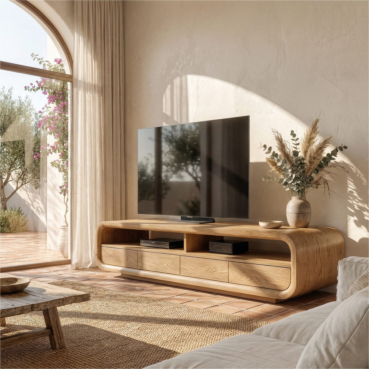 Solid Storage Cabinets TV Cabinet