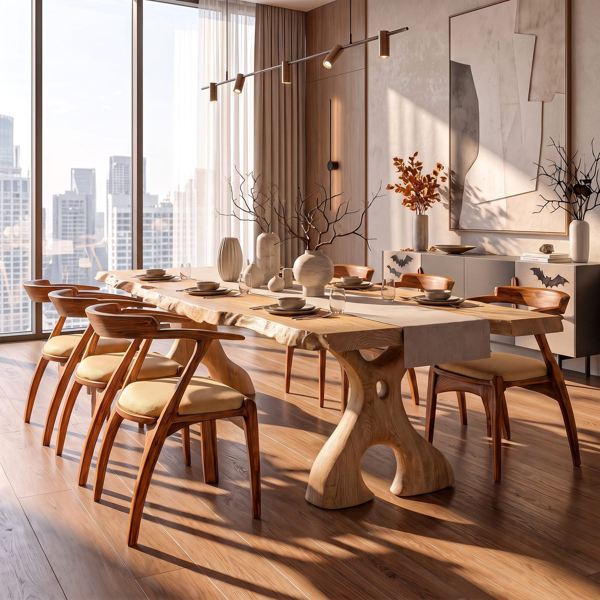 Irregular Edge Dining Table