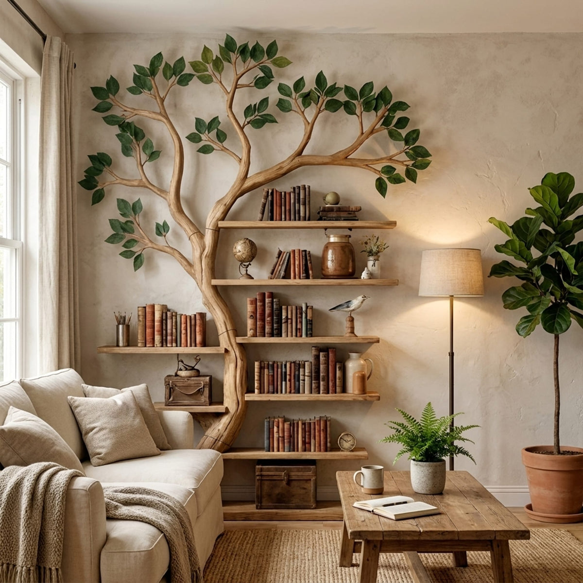 Office Artistic Tree Bookshelf