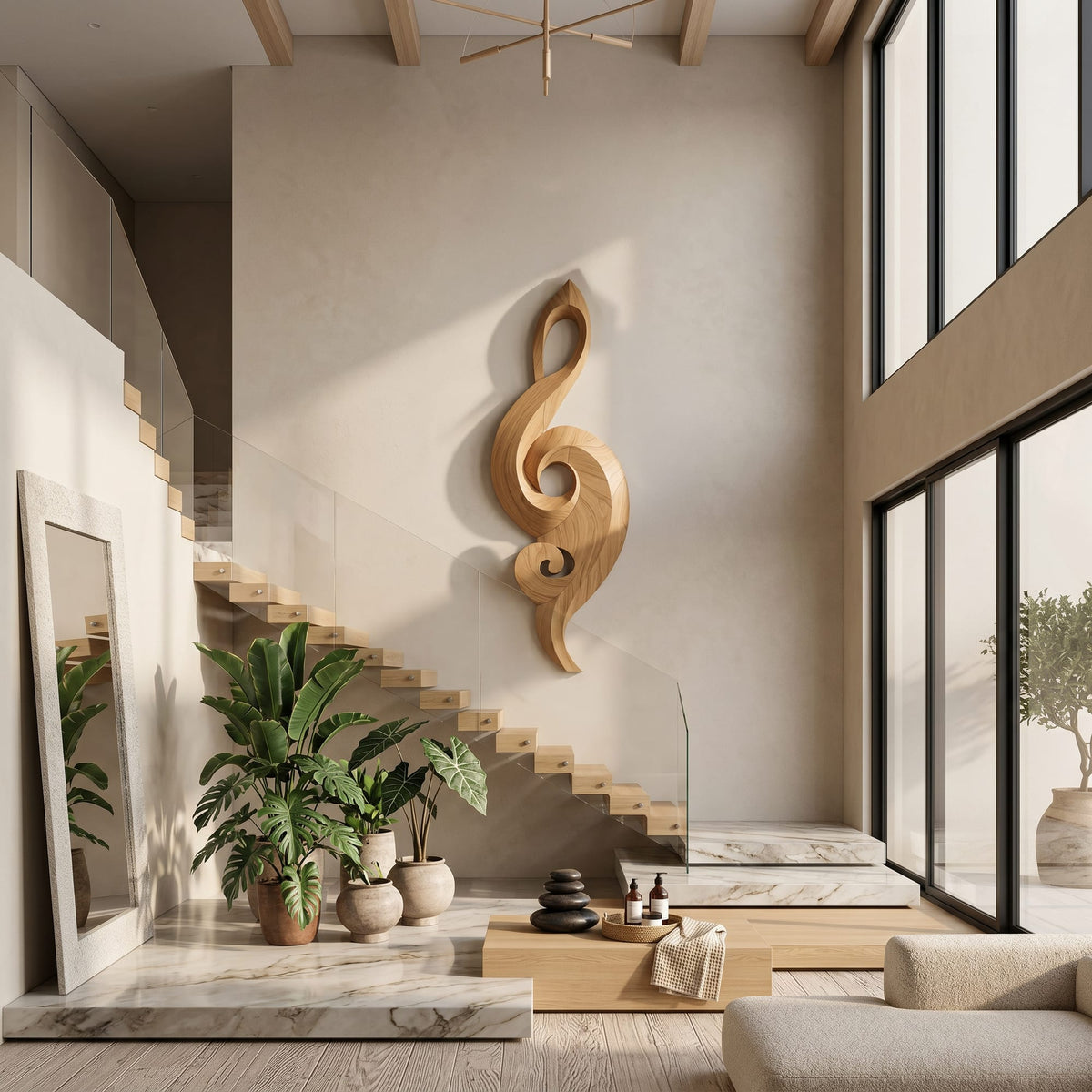 Minimal Treble Wall Art