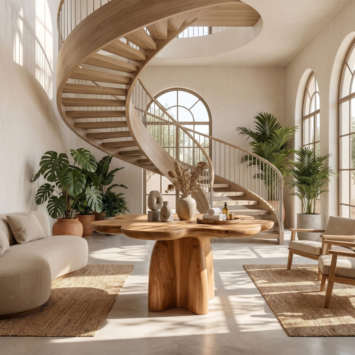 Solid Hallway Side Table