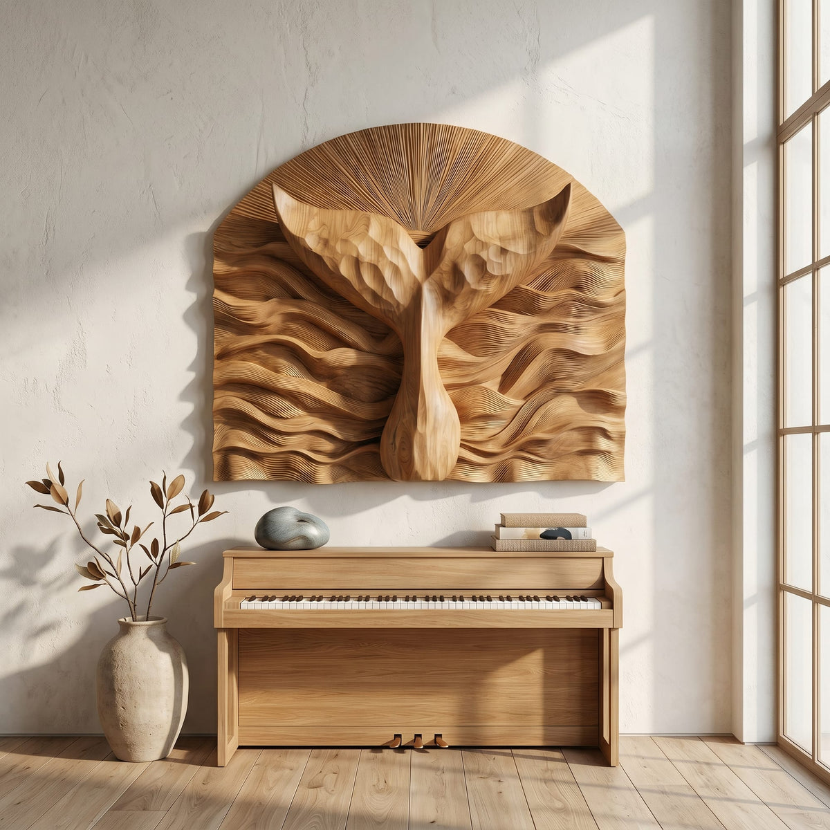 Abstract Relief Wall Art